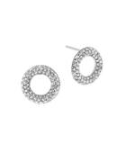 Michael Kors Brilliance Pav&eacute; Crystal Stud Earrings/silvertone