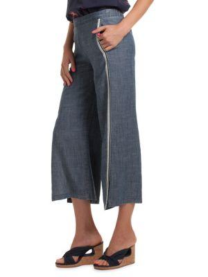 Trina Turk Straight-fit Wide Leg Pants