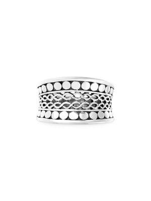 Lord & Taylor 925 Sterling Silver Filigree Infinity Ring