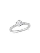 Sonatina Diamond Bridal 14k White Gold Raised Diamond Engagement Ring