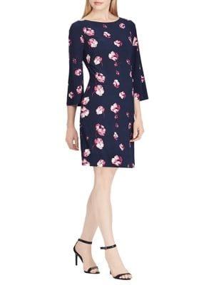 Lauren Ralph Lauren Petite Floral Jersey Shift Dress