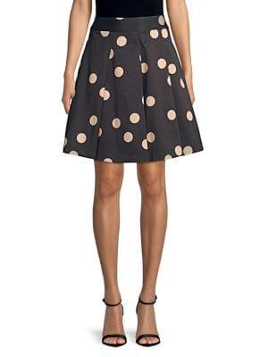 Highline Collective Fit-and-flare Pleated Skirt