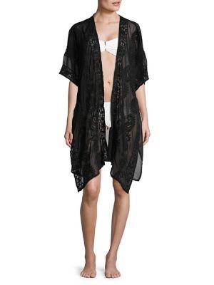 Cejon Embroidered Paisley Kimono