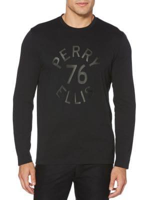 Perry Ellis Pima Logo Sweater