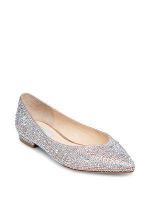 Betsey Johnson Jude Rhinestone Flats