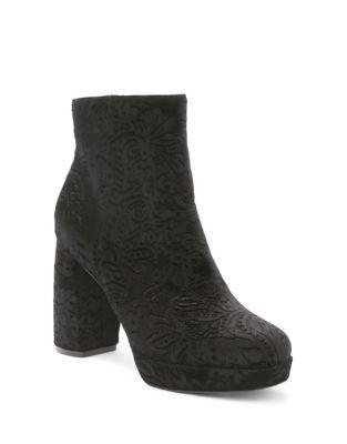 Kensie Emelyn Velvet Booties