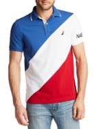 Nautica Diagonal Colorblock Polo Shirt