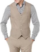 Perry Ellis Big And Tall Textured Suit Vest