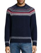 Brooks Brothers Red Fleece Wool-blend Crewneck Sweater