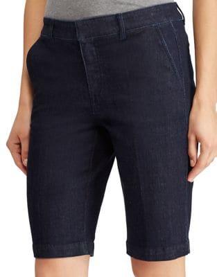 Lauren Ralph Lauren Mid Rise Denim Shorts