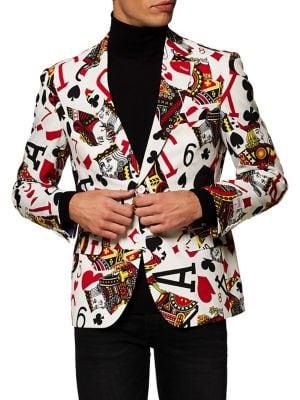 Opposuits King Of Clubs Cards Blazer
