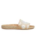 Jack Rogers Bettina Raffia Slides