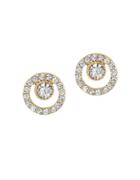 Laundry By Shelli Segal Hollywood & Vine Open Circle Stud Earrings