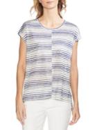 Vince Camuto Ethereal Dawn Sheer Stripe Top
