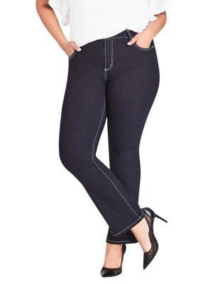 City Chic Plus Highrise Bootcut Jeans