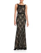 Xscape Lace Overlay Gown
