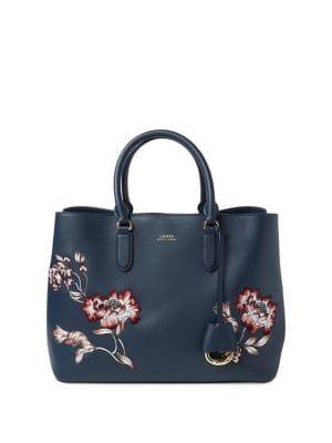 Lauren Ralph Lauren Floral Logo Tote