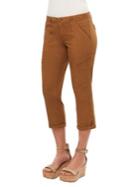 Democracy Cotton Twill Cropped Pants