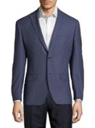 Michael Kors Wool Grid Suit Jacket