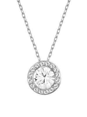Swarovski Angelic Faceted Crystal Pendant Necklace
