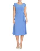 Chaus Ruched Knot Front Dress