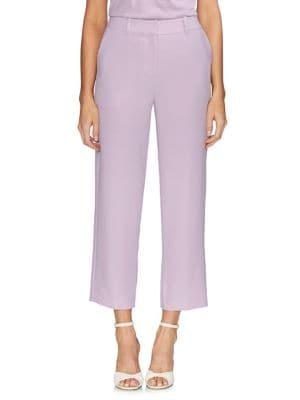 Vince Camuto Ethereal Drawn Parisian Crepe Cropped Pants
