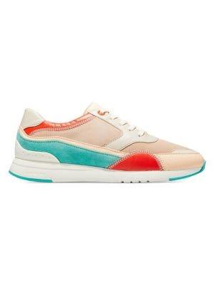 Cole Haan Premium Grandpro Layered Leather Trainers