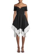 Quiz Hanky Fit-&-flare Dress