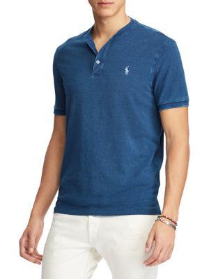 Polo Ralph Lauren Featherweight Cotton Mesh Henley