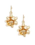 Design Lab Lord & Taylor Christmas Present Bow Drop Earrings