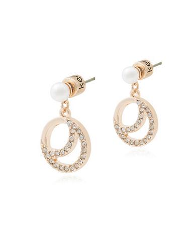 Kensie Bubble Orbit Drop Earrings