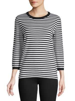 Lord & Taylor Classic Striped Sweater