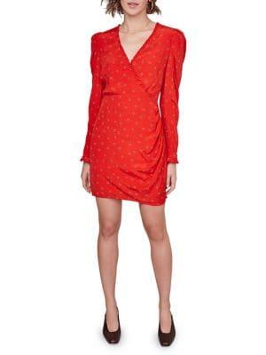 Astr The Label Marinke Faux Wrap Mini Dress