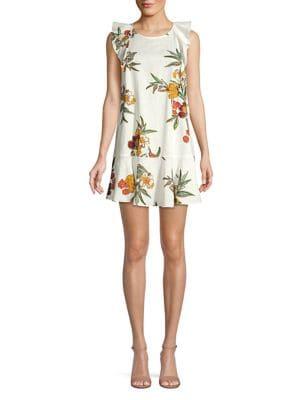 Free People Summer In Tumlum Ruffle Mini Dress