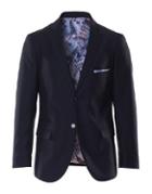 Paisley And Gray Slim-tailored Sharkskin Suit Jacket