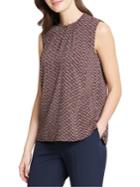 Tommy Hilfiger Geometric-print Sleeveless Top