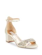 Badgley Mischka Tamara Leather Ankle-strap Sandals