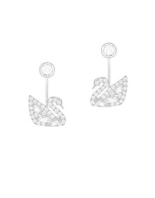 Swarovski Crystal Swan Lake Earrings