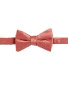Paper Crown Textured Silk And Cotton Bow Tie