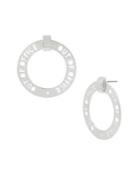 Bcbgeneration Out Of Office Affirmation Cut-out Gypsy Hoop Earrings