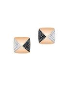 Glance Swarovski Crystal Studded Pierced Earrings