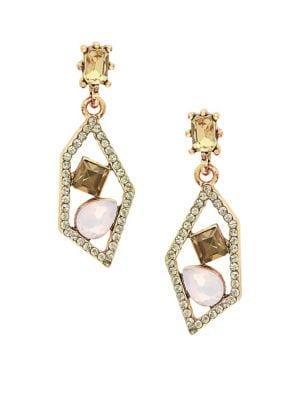 Design Lab Geometric Stone Drop Earrings