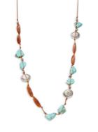 Design Lab Lord & Taylor Oversized Beaded Necklace