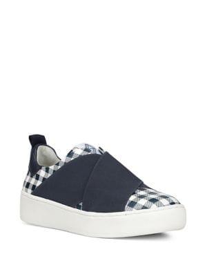 Donald J Pliner Coley Gingham Platform Sneakers