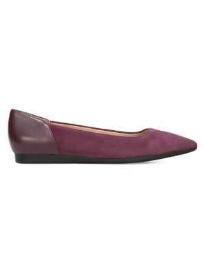 Naturalizer Rayna Leather & Suede Flats