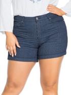 City Chic Plus Stripe Away Shorts