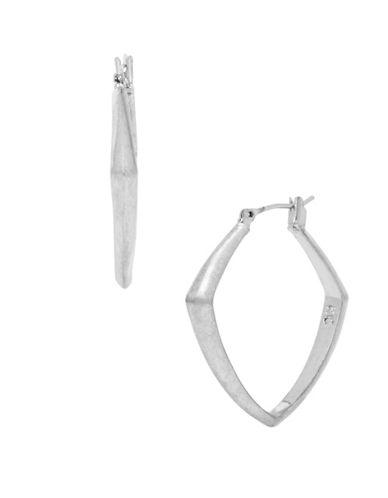 Kenneth Cole New York Under Construction Geometric Hoop Earrings