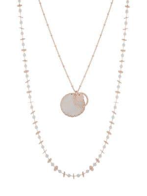 Lonna & Lilly Goldtone & Crystal Pendant Necklace