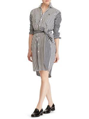 Polo Ralph Lauren Striped Long Sleeve Shirt Dress