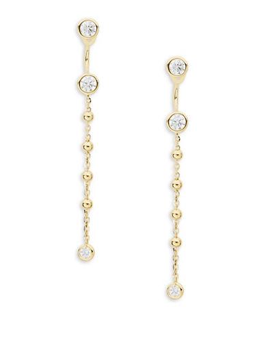 Nadri Cubic-zirconia-accented Front Back Earrings